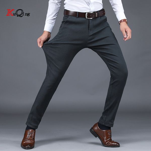 kuqing 2019 men's cotton business casual pants spring and summer classic fashion slim fit trousers casual trousers, Black
kuqing 2019 men's cotton business casual pants spring and summer classic fashion slim fit trousers casual trousers, Black