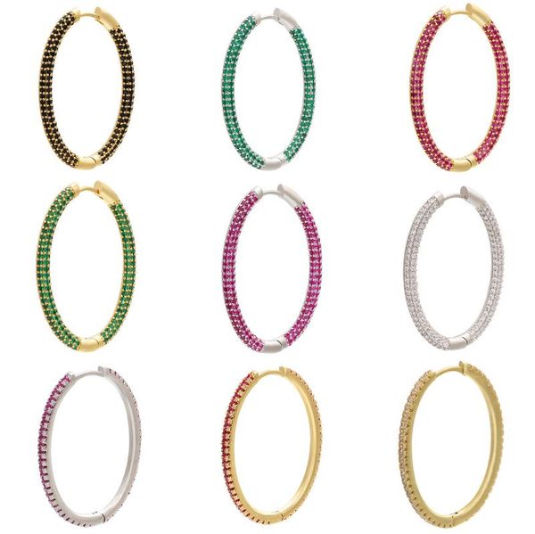 hecheng wholesale oval-shaped earrings cz colorful rainbow jewelry accessories for women girls gift ve158, Golden;silver
hecheng wholesale oval-shaped earrings cz colorful rainbow jewelry accessories for women girls gift ve158, Golden;silver