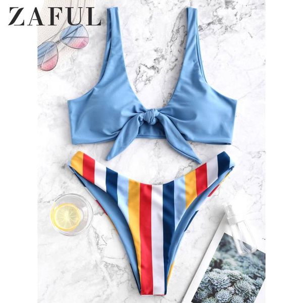 zaful women multicolor striped high cut bikini swimsuit wire tied padded bikini set low waisted bathing suit 2020 fashion
zaful women multicolor striped high cut bikini swimsuit wire tied padded bikini set low waisted bathing suit 2020 fashion