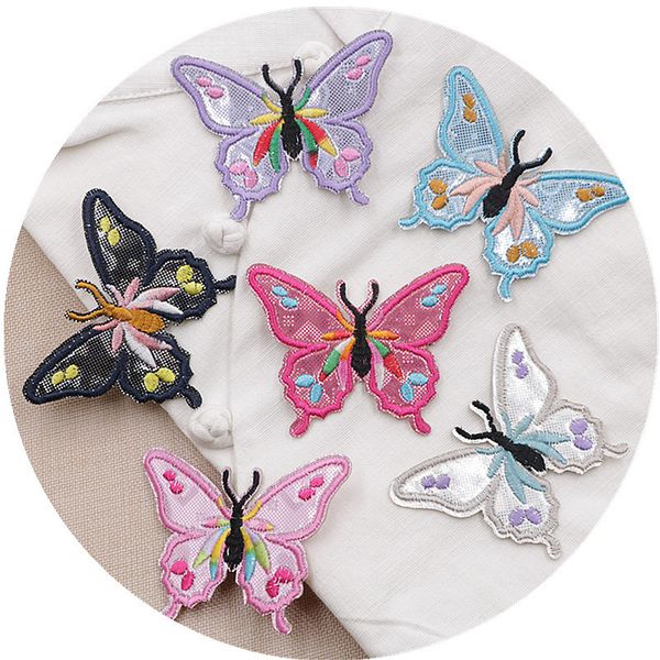 60pcs embroidered patch butterfly iron/sew on suit leather flash new style clothing shoes and hats luggage, Black
60pcs embroidered patch butterfly iron/sew on suit leather flash new style clothing shoes and hats luggage, Black