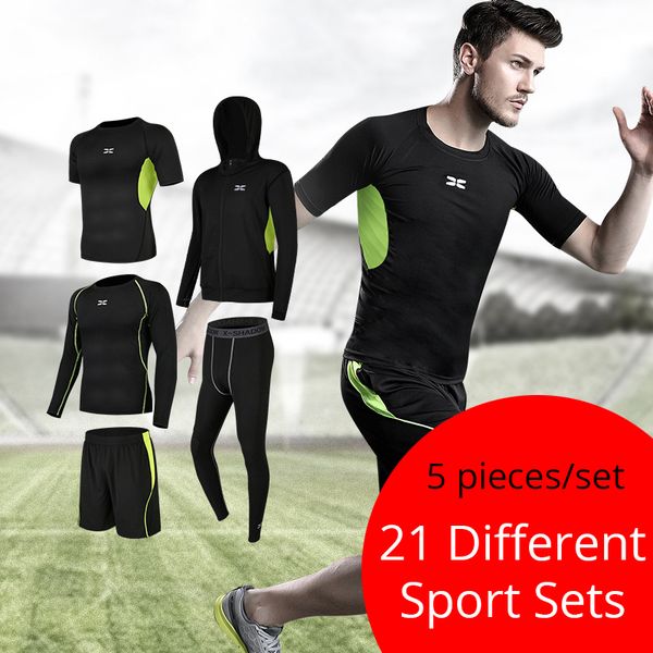 5 pieces set joggers men gym fitness jogging suits for men running set sport wear pants shorts shirts sportwear male, Black;blue
5 pieces set joggers men gym fitness jogging suits for men running set sport wear pants shorts shirts sportwear male, Black;blue