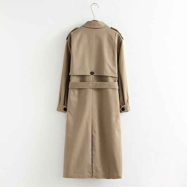 new 2018 leo grand women casual solid color double breasted outwear sashes office coat chic epaulet design long trench 902229, Tan;black
new 2018 leo grand women casual solid color double breasted outwear sashes office coat chic epaulet design long trench 902229, Tan;black