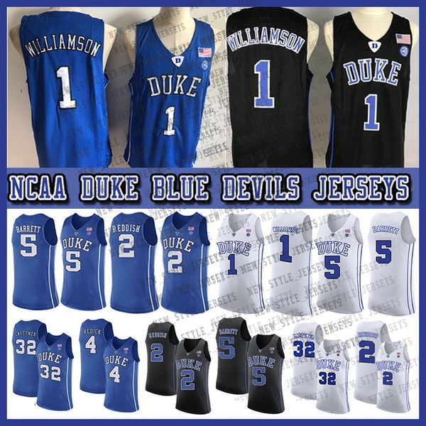 1 Zion Williamson jersey 2019 NCAA Duke Blue Devils Jerseys 5 RJ Barrett 2 Cam Reddish 32 Christian Laettner Zion College Basketball Wears
1 Zion Williamson jersey 2019 NCAA Duke Blue Devils Jerseys 5 RJ Barrett 2 Cam Reddish 32 Christian Laettner Zion College Basketball Wears