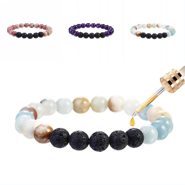 2018 amethyst bracelet volcanic stone bracelets jewelry bracelet 6 styles for men and women charms crafts gifts m210y, Golden;silver
2018 amethyst bracelet volcanic stone bracelets jewelry bracelet 6 styles for men and women charms crafts gifts m210y, Golden;silver