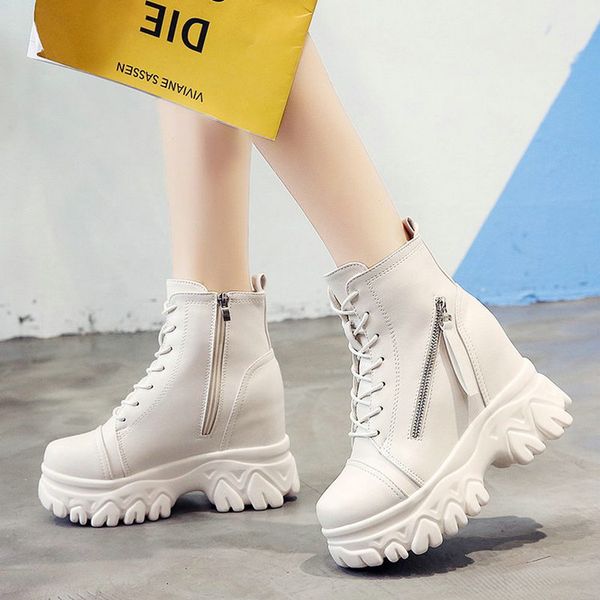spring autumn fashion height increasing platform shoes woman thick bottom wedge shoes high short ankle boots a62-38 hf, Black
spring autumn fashion height increasing platform shoes woman thick bottom wedge shoes high short ankle boots a62-38 hf, Black