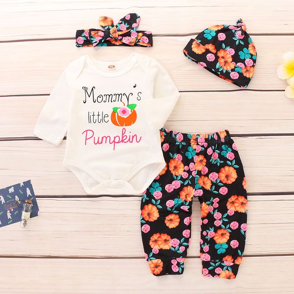 ins baby romper + pants + hat + headband pumpkin halloween long-sleeve 4-piece suit o neck wholesale, Blue
ins baby romper + pants + hat + headband pumpkin halloween long-sleeve 4-piece suit o neck wholesale, Blue