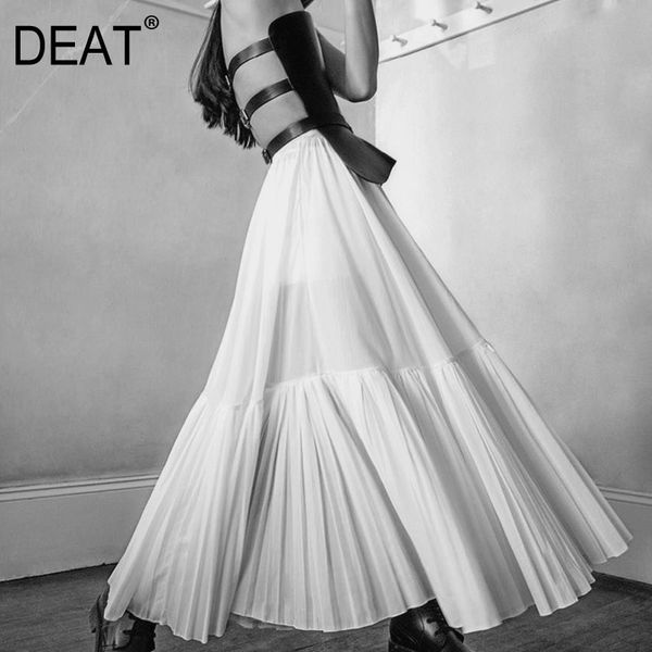 deat 2019 new spring and summer fashion women clothes high waist pleated a-line long mesh skirts quality wf24000l, Black
deat 2019 new spring and summer fashion women clothes high waist pleated a-line long mesh skirts quality wf24000l, Black