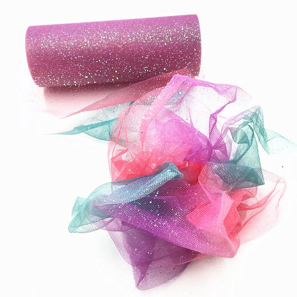 rainbow glitter tulle rolls for table runner chair sash bow tutu skirt wedding party gift ribbon unicorn birthday decoration
rainbow glitter tulle rolls for table runner chair sash bow tutu skirt wedding party gift ribbon unicorn birthday decoration