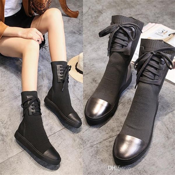 discount women lady snowboots autumn winter boots womens leather fashion thick at the end of elastic boots knit leisure wool boots, Black
discount women lady snowboots autumn winter boots womens leather fashion thick at the end of elastic boots knit leisure wool boots, Black