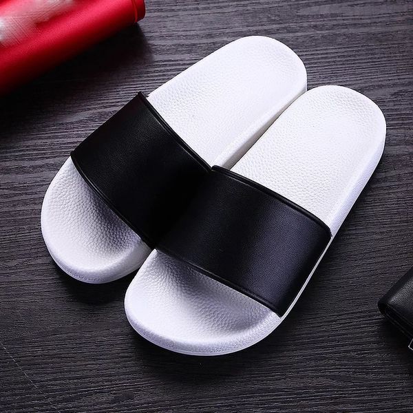 men summer big size slides leisure solid home slides simple couple slippers comfortable outdoor flip flops non-slip beach, Black 
men summer big size slides leisure solid home slides simple couple slippers comfortable outdoor flip flops non-slip beach, Black