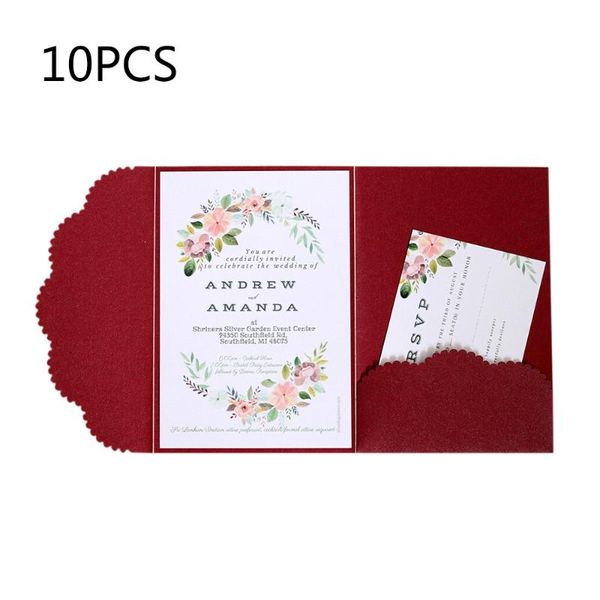 10pcs paper laser cut business annual wedding baby shower invitation greeting cards with envelopes custom party supplies
10pcs paper laser cut business annual wedding baby shower invitation greeting cards with envelopes custom party supplies