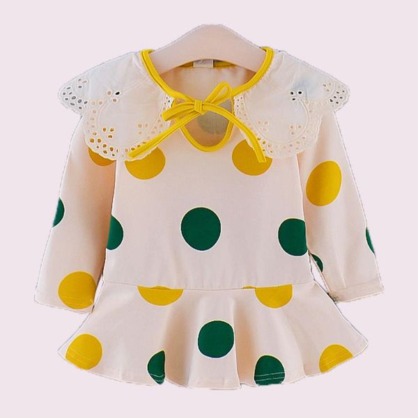 new spring girls dress polka dot dress for girls lace turn down collar kids party dresses summer cute baby clothes for, Red;yellow
new spring girls dress polka dot dress for girls lace turn down collar kids party dresses summer cute baby clothes for, Red;yellow
