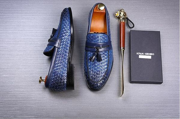 new style luxury elegant tassel formal designer men loafers italian brand knitted wedding shoes fashion groom dress leather shoes z231 cs02, Black
new style luxury elegant tassel formal designer men loafers italian brand knitted wedding shoes fashion groom dress leather shoes z231 cs02, Black