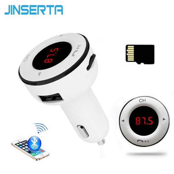 jinserta car mp3 audio player tf usb drive music play bluetooth fm transmitter wireless modulator car kit handsusb charger
jinserta car mp3 audio player tf usb drive music play bluetooth fm transmitter wireless modulator car kit handsusb charger