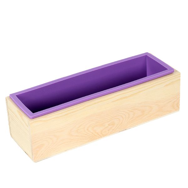 silicone soap mold flexible loaf mould with wooden box diy handmade soap making tool
silicone soap mold flexible loaf mould with wooden box diy handmade soap making tool