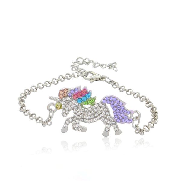 unicorn horse bracelet silver color alloy pendant chain jewelry for women girl boy friendship bangles cute gift drop shipping, Black
unicorn horse bracelet silver color alloy pendant chain jewelry for women girl boy friendship bangles cute gift drop shipping, Black