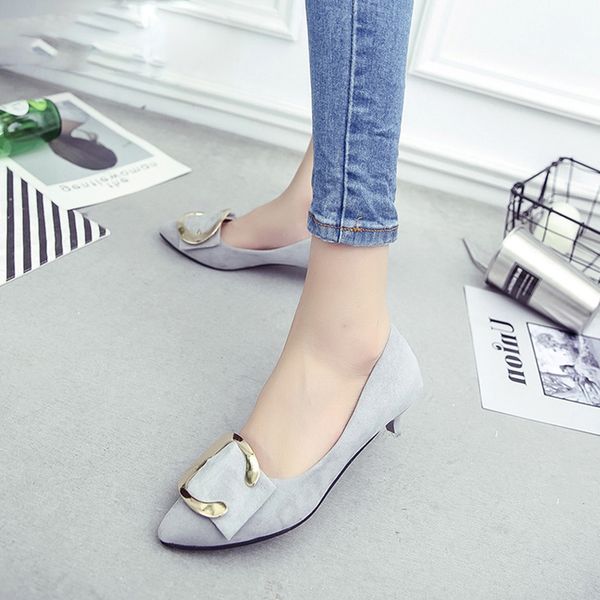women dress shoes low heels office lady shoes pointed toe pumps faux suede thin heeled ladies shoes, Black
women dress shoes low heels office lady shoes pointed toe pumps faux suede thin heeled ladies shoes, Black