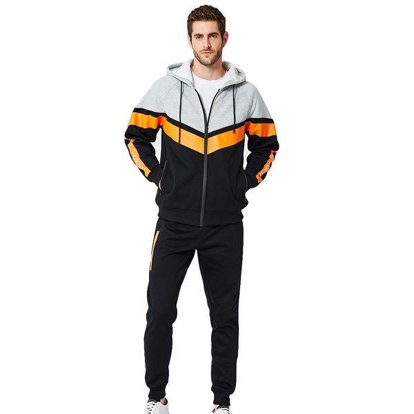 mjartoria men autumn 2 pcs hooded sweatshirt coat and sweatpants tracksuit set sportwear hoodies and pants outwear suit sets, Gray
mjartoria men autumn 2 pcs hooded sweatshirt coat and sweatpants tracksuit set sportwear hoodies and pants outwear suit sets, Gray