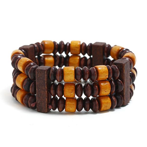 wholesale 10 pcs handmade weave layer many colors wood beads elastic bracelet for women fashion jewelry, Black
wholesale 10 pcs handmade weave layer many colors wood beads elastic bracelet for women fashion jewelry, Black