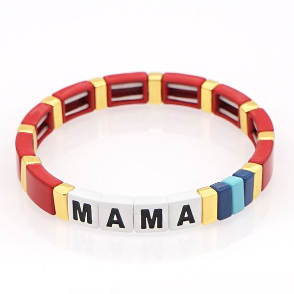 2020 new fashion woman bracelets mom love letter personalized armband spring and summer jewelry enamel tile heart pulseras gift, Black
2020 new fashion woman bracelets mom love letter personalized armband spring and summer jewelry enamel tile heart pulseras gift, Black