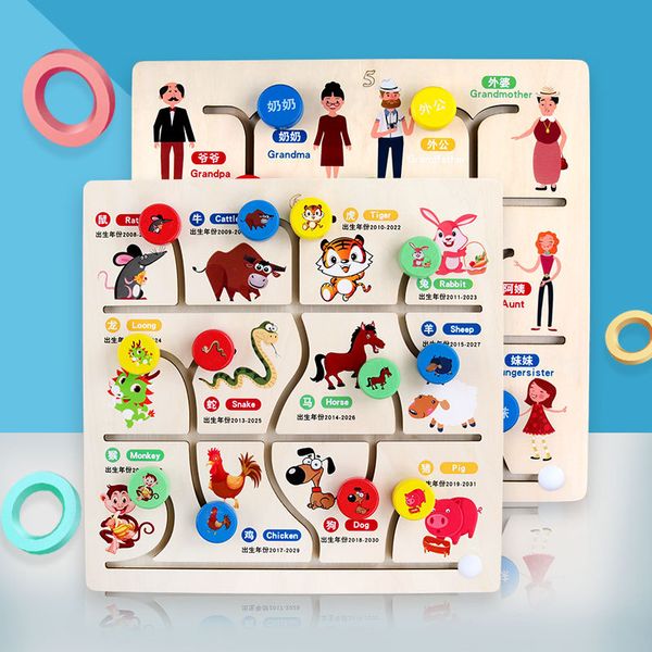 1-2-3-4-year-old baby note force training children's camera track moving position maze wooden toy find a intelligence
1-2-3-4-year-old baby note force training children's camera track moving position maze wooden toy find a intelligence
