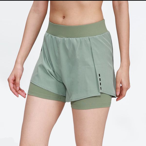 women summer fake two-piece sports outfit gym quick dry shorts running jogger yoga fitness training high waist pants, White;black
women summer fake two-piece sports outfit gym quick dry shorts running jogger yoga fitness training high waist pants, White;black