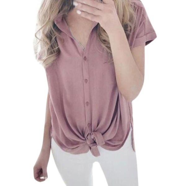 women's t-shirt t shirt plus size solid women summer short sleeve casual button female tees cute loose vrouw fashion #33, White
women's t-shirt t shirt plus size solid women summer short sleeve casual button female tees cute loose vrouw fashion #33, White