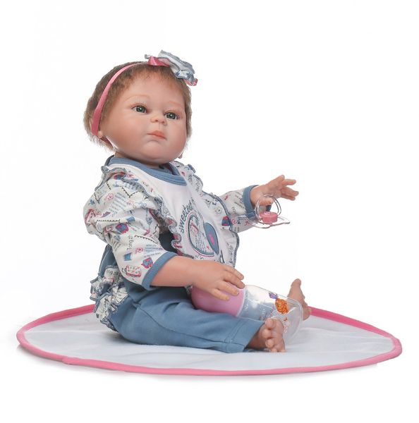 bebe reborn most popular new design 22inch 50cm full vinyl girl doll rooted mohair real soft touch gift for children birthday
bebe reborn most popular new design 22inch 50cm full vinyl girl doll rooted mohair real soft touch gift for children birthday