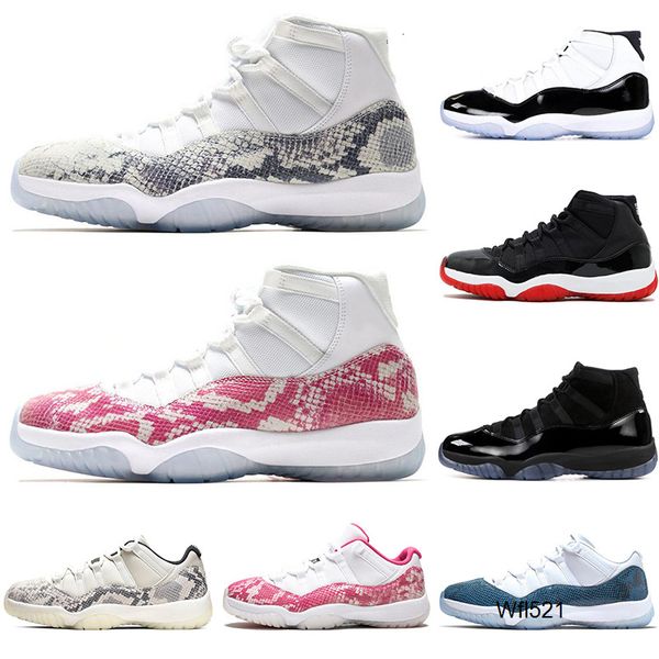 new arrival 11 11s basketball shoes men women bred concord 45 snakeskin pink gamma blue space jam designer mens trainers sports sneakers, Black
new arrival 11 11s basketball shoes men women bred concord 45 snakeskin pink gamma blue space jam designer mens trainers sports sneakers, Black