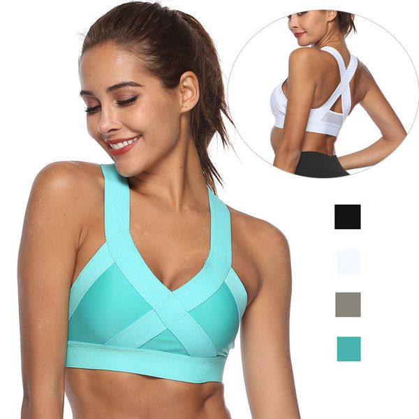 wiresplice sports bra women cross beauty back yoga bra high impact fitness workout shockproof push up running, White;black
wiresplice sports bra women cross beauty back yoga bra high impact fitness workout shockproof push up running, White;black