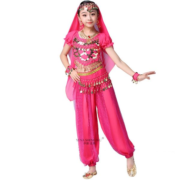 stage wear for children dance clothes bollywood costumes girl belly performance practice oriental 2/3/4pcs, Black;red
stage wear for children dance clothes bollywood costumes girl belly performance practice oriental 2/3/4pcs, Black;red
