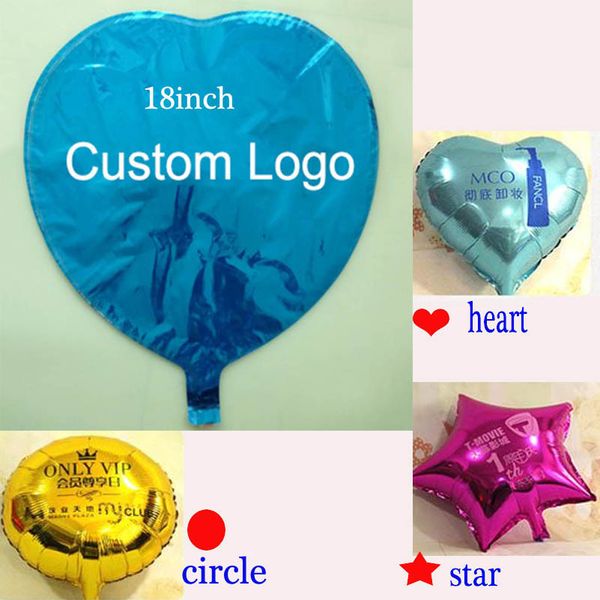 

Логотип индивидуальные фольгированные шары с обеих сторон печатает рекламную ре