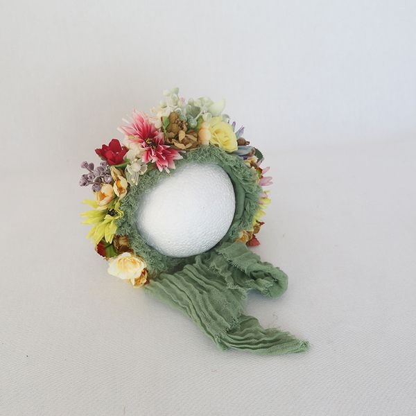 newborn flower hat pgraphy props baby flower hat boy, girl pgraphy props, Yellow