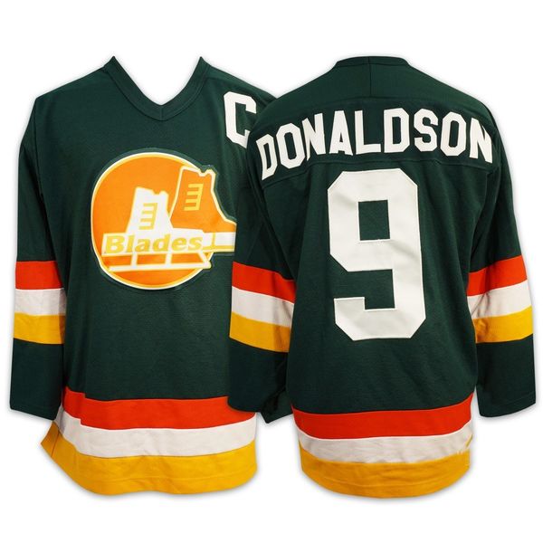 Custom XS-5XL #9 DONALDSON BroomCounty BLADES Green (SlapShot) Hockey Jersey Stitch Sewn Any Player Or Number Free Shipping
Custom XS-5XL #9 DONALDSON BroomCounty BLADES Green (SlapShot) Hockey Jersey Stitch Sewn Any Player Or Number Free Shipping