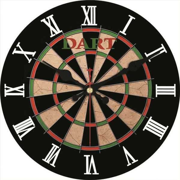 rihe darts target silent art large wooden wall clock, wall watch for home decor study, no ticking sound, creative decor
rihe darts target silent art large wooden wall clock, wall watch for home decor study, no ticking sound, creative decor