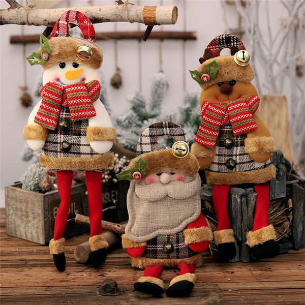 christmas hanging ornaments plaid cloth legs santa claus doll xmas gift tree pendant christmas decorations for home
christmas hanging ornaments plaid cloth legs santa claus doll xmas gift tree pendant christmas decorations for home
