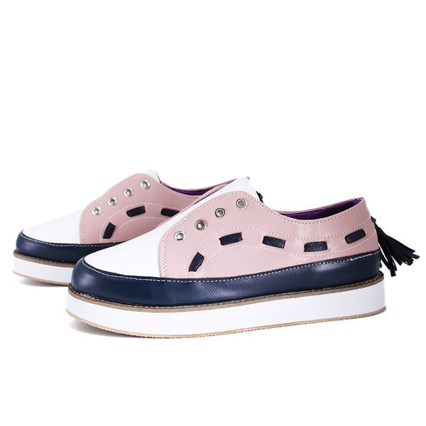 2020 spring and summer new color matching thick tassel women's shoes tide women's shoes casual, Black 
2020 spring and summer new color matching thick tassel women's shoes tide women's shoes casual, Black