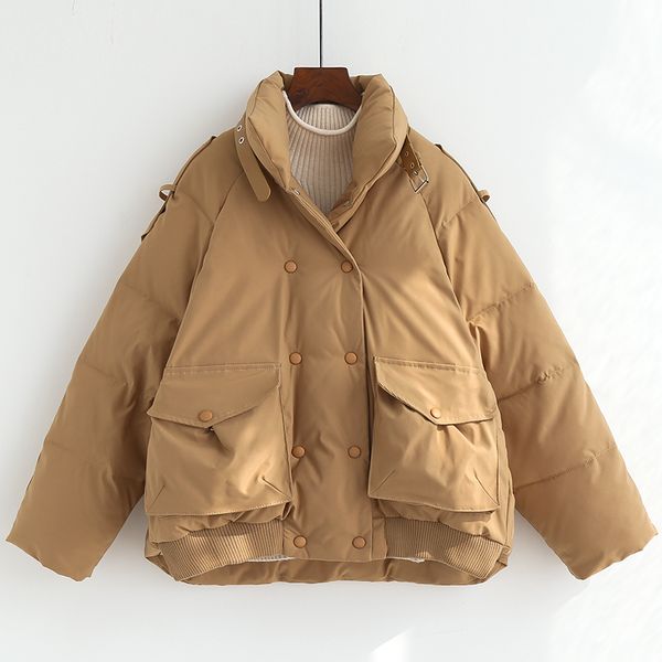 winter jacket women fashion double breasted cotton padded coat thick warm winter parka female loose oversize casual overcoat, Black
winter jacket women fashion double breasted cotton padded coat thick warm winter parka female loose oversize casual overcoat, Black