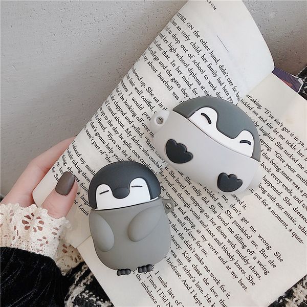 cute cartoon penguin bluetooth wireless headset cover for apple airpods 1 2 pro charging case
cute cartoon penguin bluetooth wireless headset cover for apple airpods 1 2 pro charging case