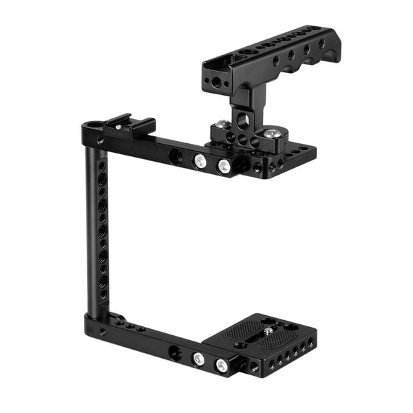 camvate camera cage kit with cheese handle & shoe mount for canon 600d 70d 80d (right-hand mounted) item code: c2182
camvate camera cage kit with cheese handle & shoe mount for canon 600d 70d 80d (right-hand mounted) item code: c2182