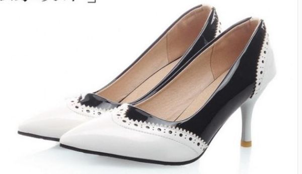 2019 women's shoes in spring and autumn with new style high heel fine heel pointed end@2066, Black
2019 women's shoes in spring and autumn with new style high heel fine heel pointed end@2066, Black