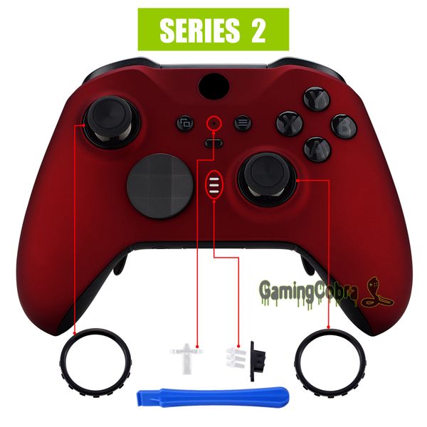 scarlet red soft touch faceplate front housing shell case replacement kit for xbox one elite series 2 controller model 1797
scarlet red soft touch faceplate front housing shell case replacement kit for xbox one elite series 2 controller model 1797