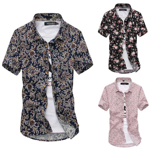 летняя мужская мода рубашка slim fit с коротким рукавом цветочные рубашки мужская одежда trend повседневный цветочные рубашки, White;black
летняя мужская мода рубашка slim fit с коротким рукавом цветочные рубашки мужская одежда trend повседневный цветочные рубашки, White;black
