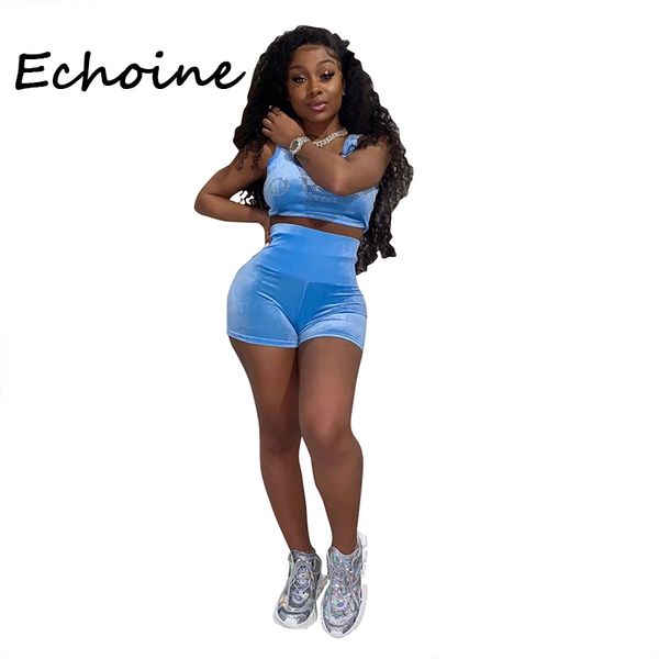 echoine 2 piece set women tracksuit diamond decor sportwear crop + short pants o-neck bodycon summer clothes for women, White
echoine 2 piece set women tracksuit diamond decor sportwear crop + short pants o-neck bodycon summer clothes for women, White