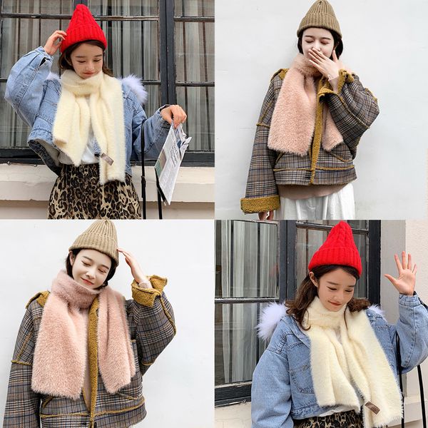2019 new autumn and winter mohair scarves scarf korean students wild couple warm scarf scarves longer section, Blue;gray
2019 new autumn and winter mohair scarves scarf korean students wild couple warm scarf scarves longer section, Blue;gray