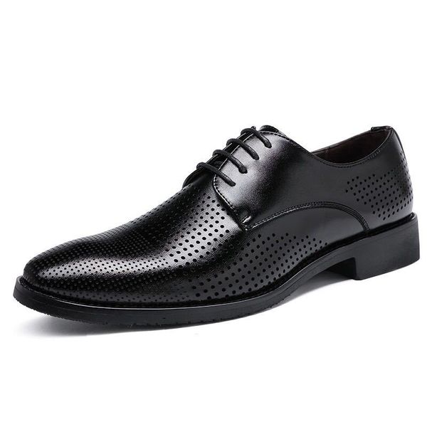 new men's casual wear shoes wear hollow-out dress shoes for summer 2019 lace up breathable comfortable work office, Black
new men's casual wear shoes wear hollow-out dress shoes for summer 2019 lace up breathable comfortable work office, Black
