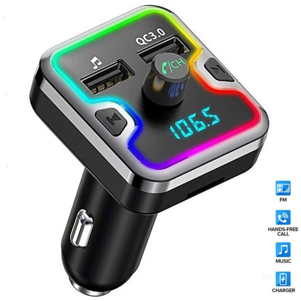 usb car blueteeth fm transmitter 7 colors hands car led backlight mp3 player blueteeth receiver adapter qc 3.0 charging
usb car blueteeth fm transmitter 7 colors hands car led backlight mp3 player blueteeth receiver adapter qc 3.0 charging