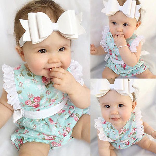 cute newborn toddler baby girl clothes lace floral cotton green sleeveless romper body outfits 0-24m, White
cute newborn toddler baby girl clothes lace floral cotton green sleeveless romper body outfits 0-24m, White