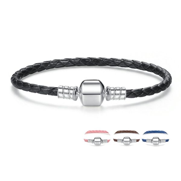 zmzy leather bracelets for women/men 925 sterling silver bracelet charm bracelets & bangles jewelry diy gift accessories, Golden;silver
zmzy leather bracelets for women/men 925 sterling silver bracelet charm bracelets & bangles jewelry diy gift accessories, Golden;silver