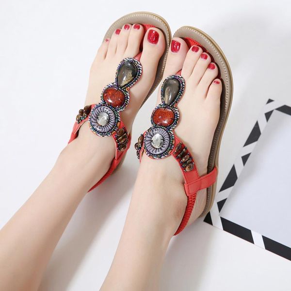 women sandals 2019 summer ethnic shoes woman fashion string bead sandals women shoes elastic band casual, Black
women sandals 2019 summer ethnic shoes woman fashion string bead sandals women shoes elastic band casual, Black